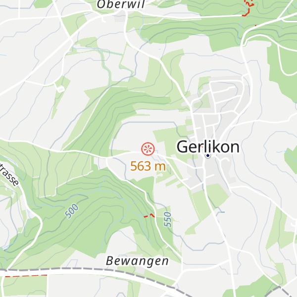 Map of Schrambüel