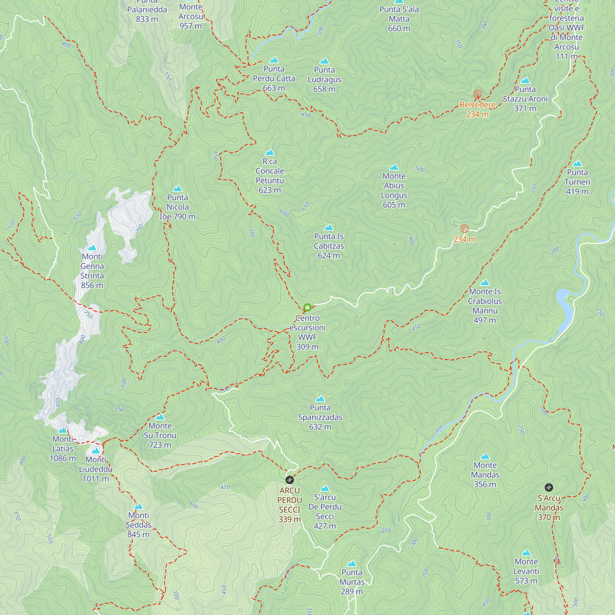 Centro escursioni WWF map