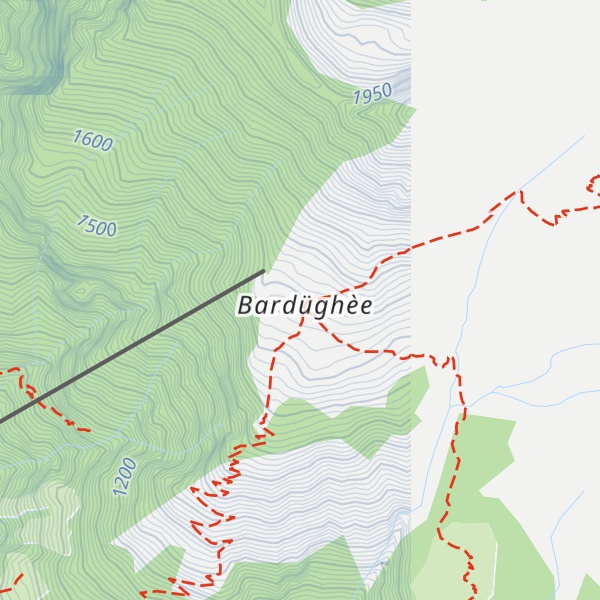 Map of Capanna Bardughè