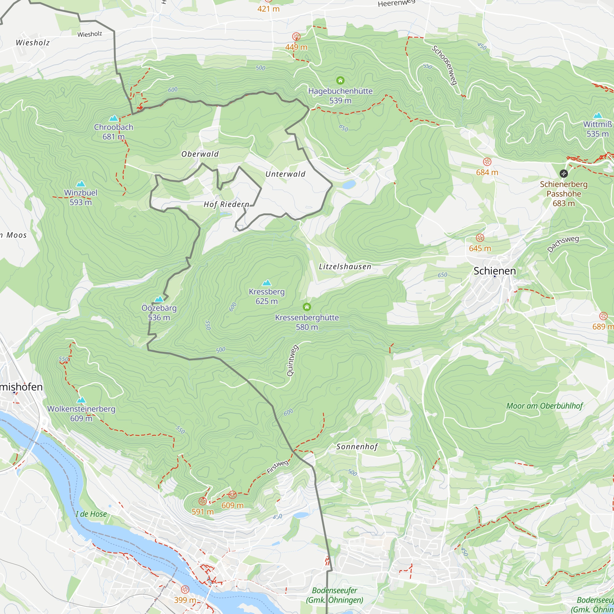 Kressenberghütte map