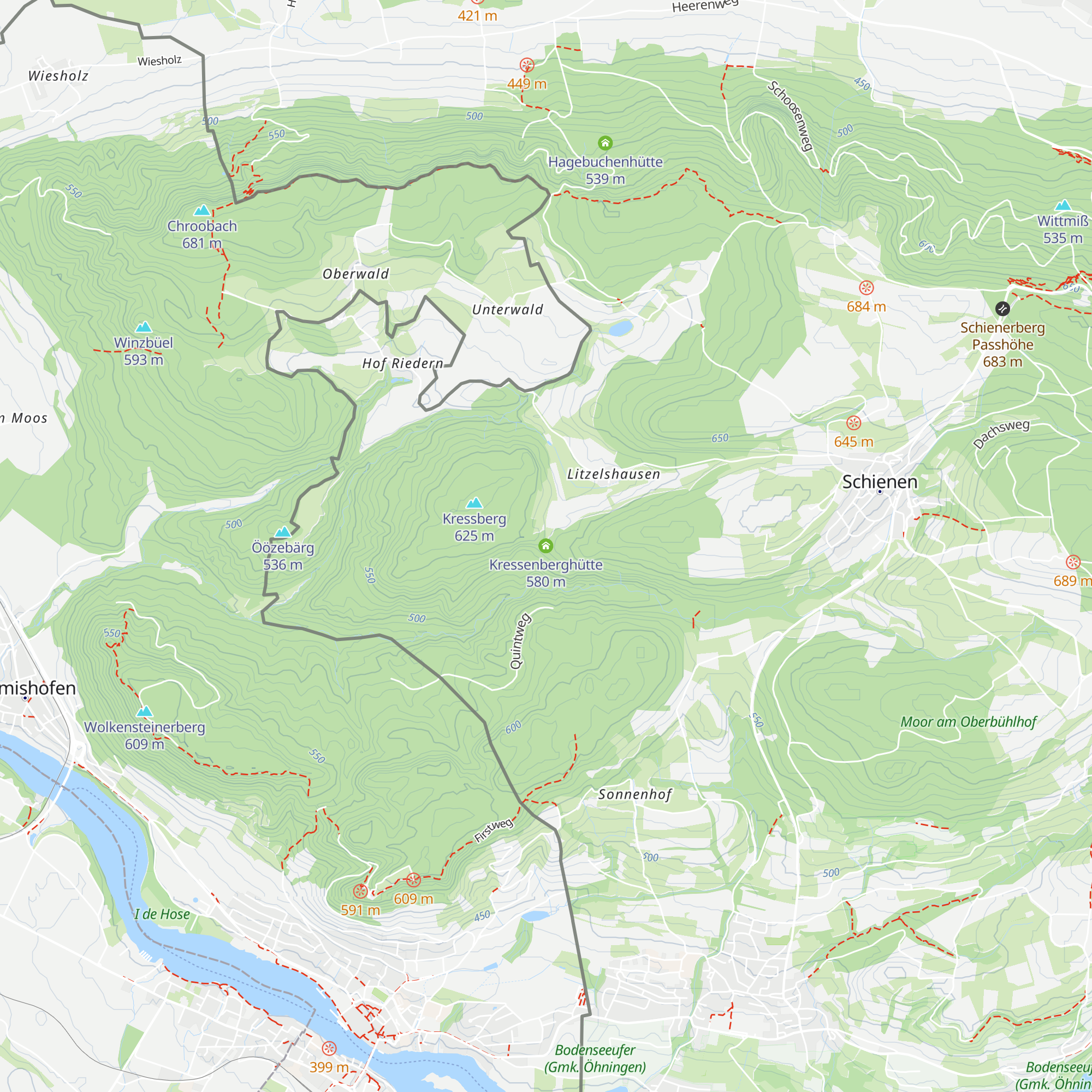 Kressenberghütte map