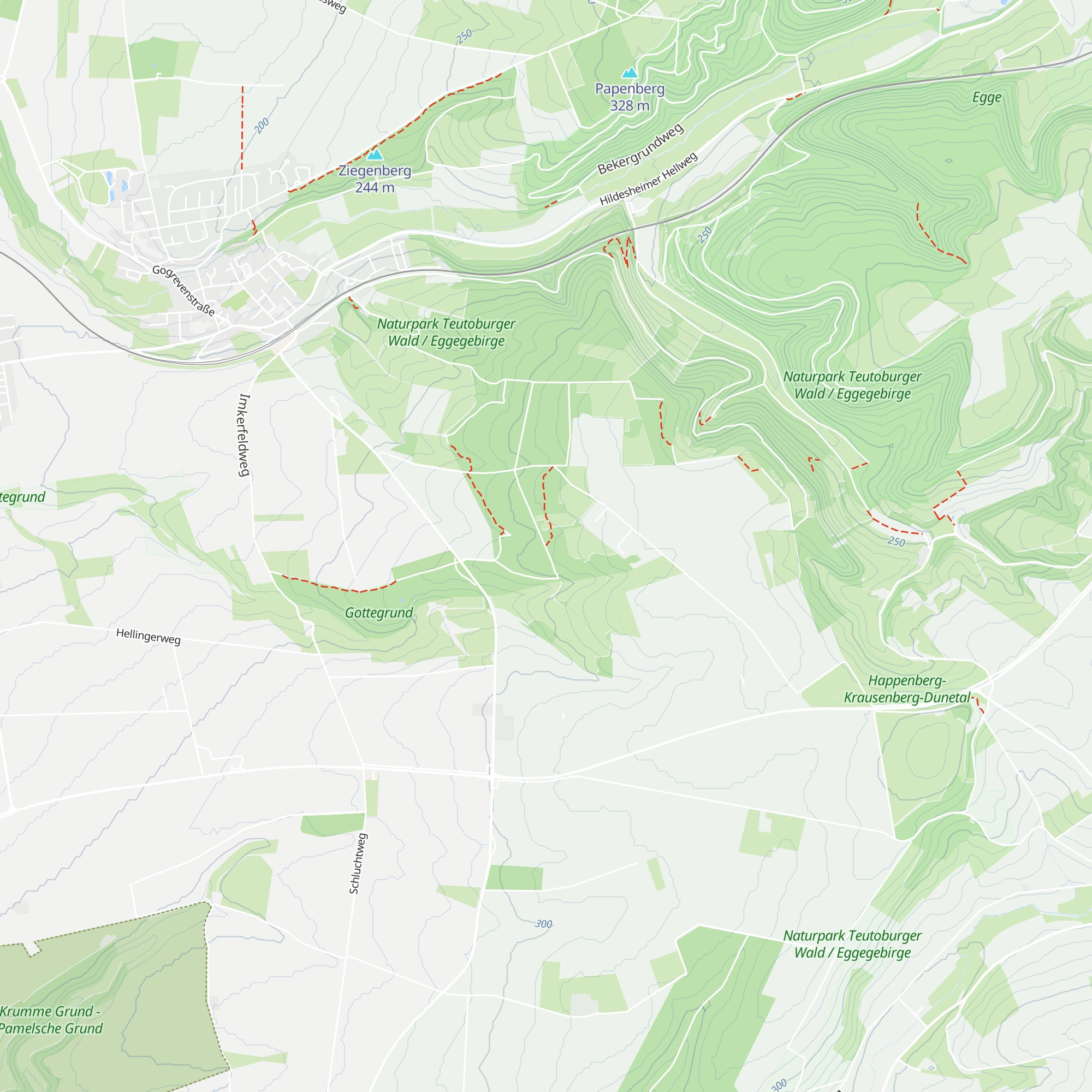 Hütte zu der Buche mit den zwei Beinen map