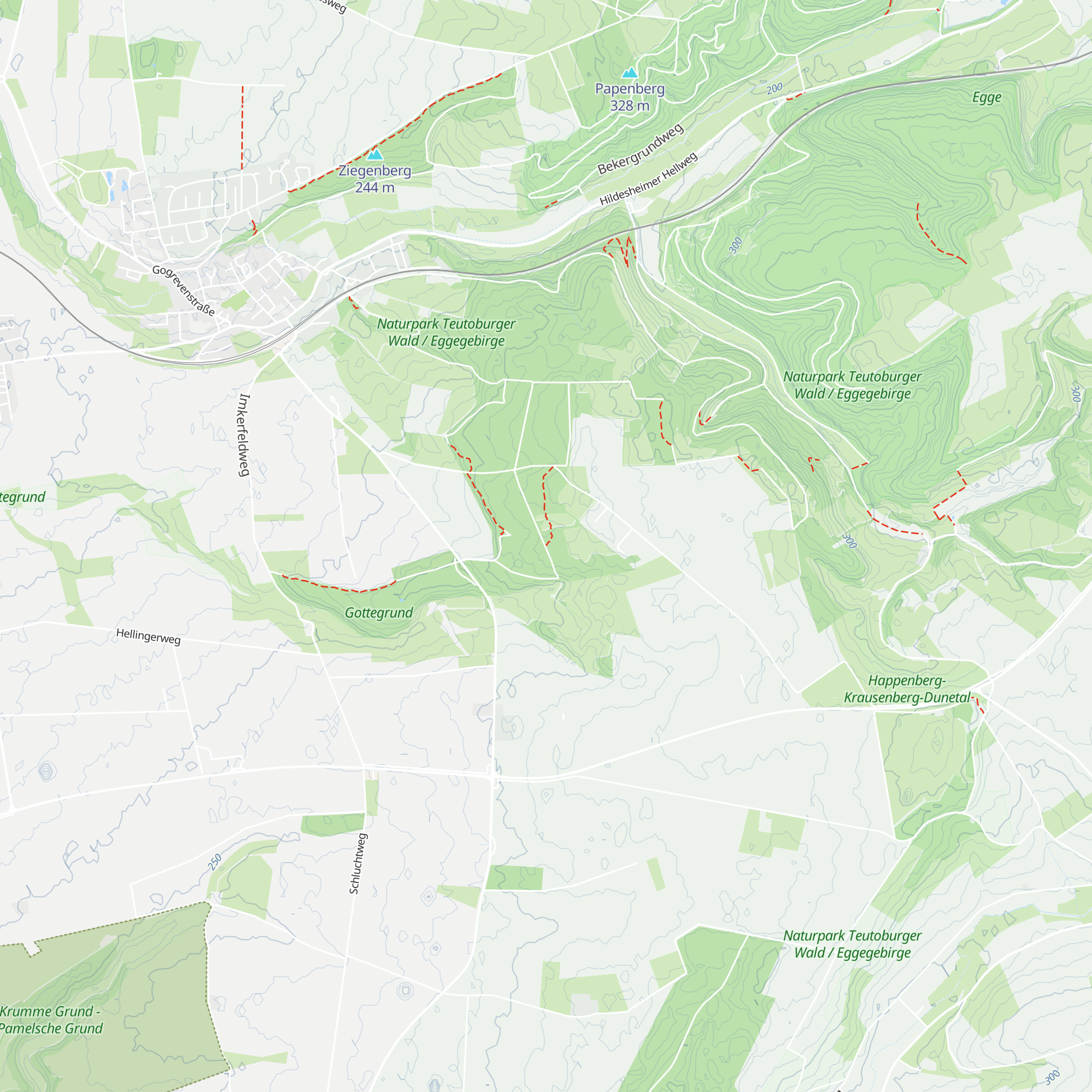 Hütte zu der Buche mit den zwei Beinen map