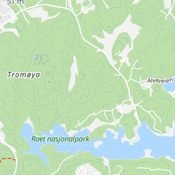Map of Vinteråsen