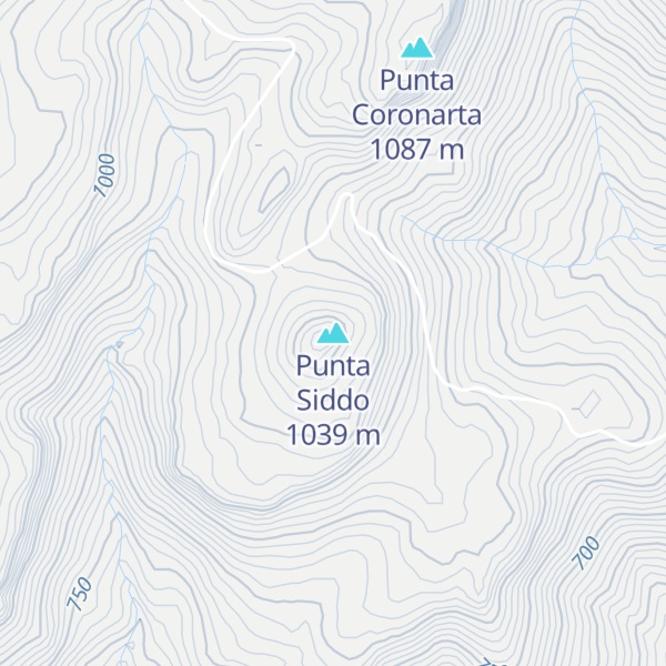 Map of Punta Siddo