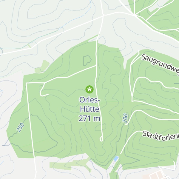 Map of Orles-Hütte