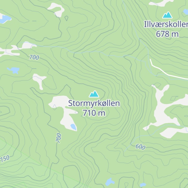 Map of Stormyrkøllen