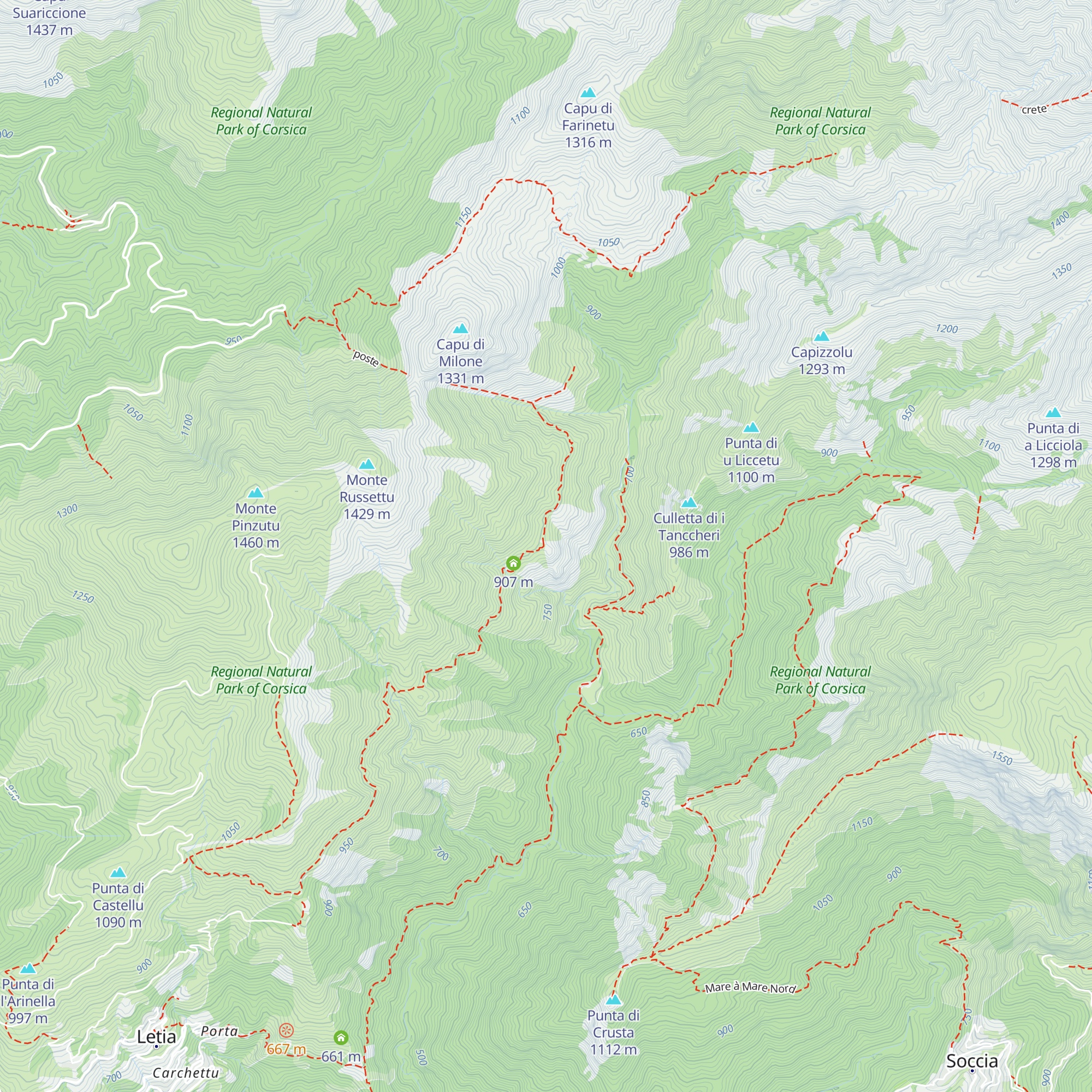 Casetta u surbellu map