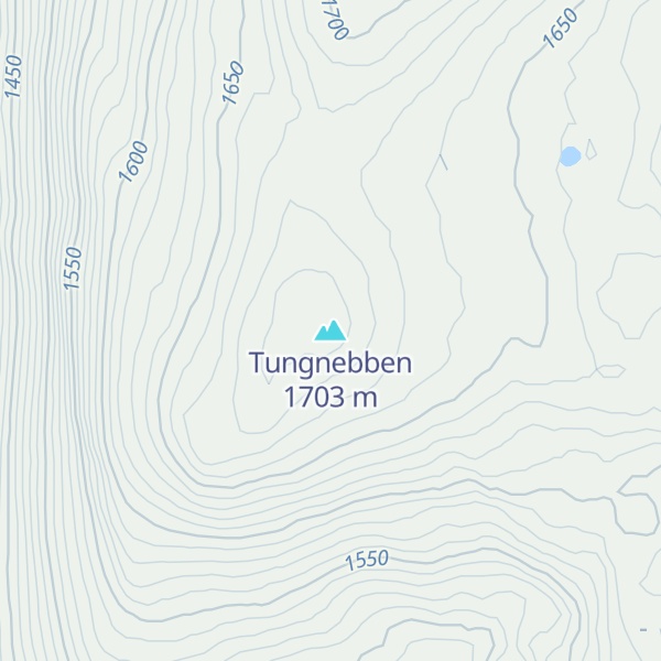 Map of Tungnebben