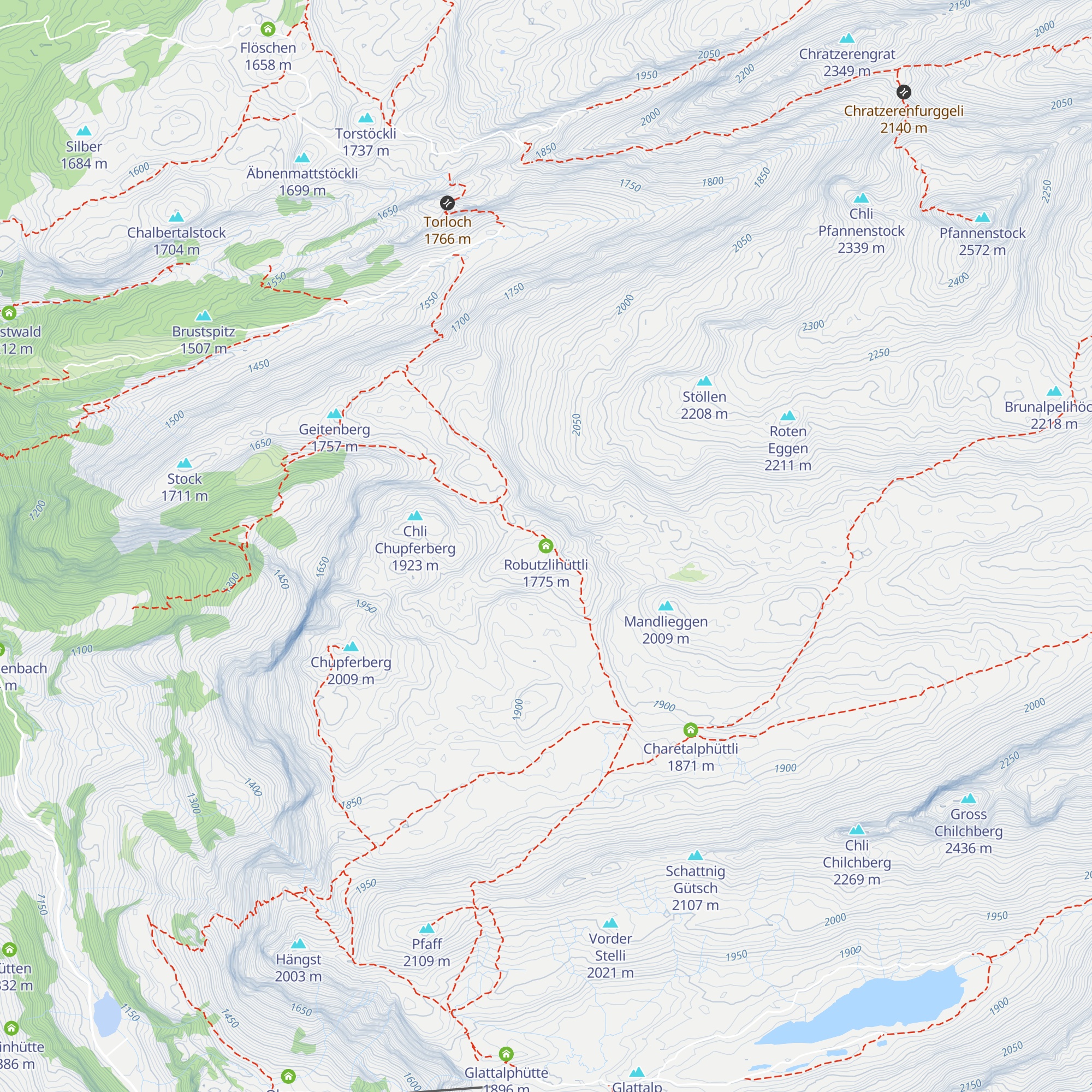 Robutzlihüttli map