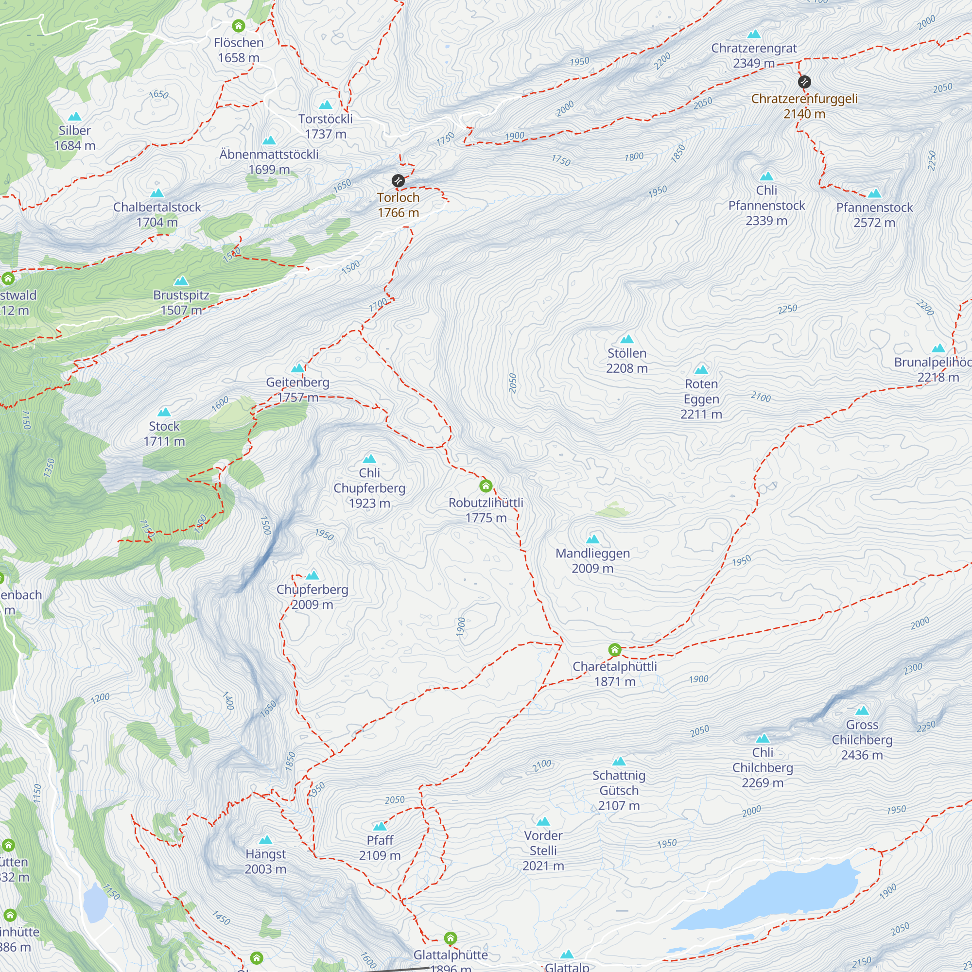 Robutzlihüttli map