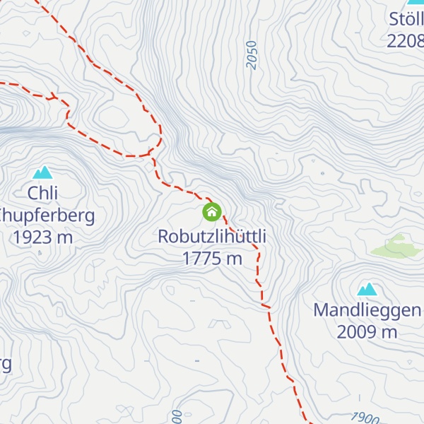 Map of Robutzlihüttli