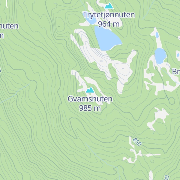 Map of Gvamsnuten
