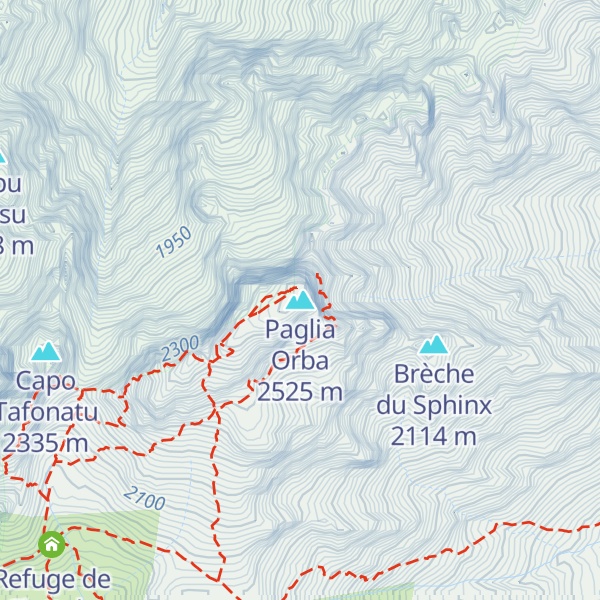Map of Paglia Orba