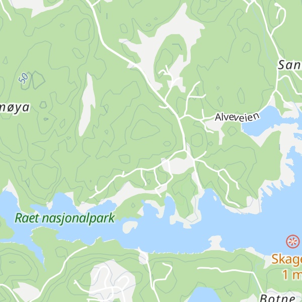 Map of Brøndhaugen