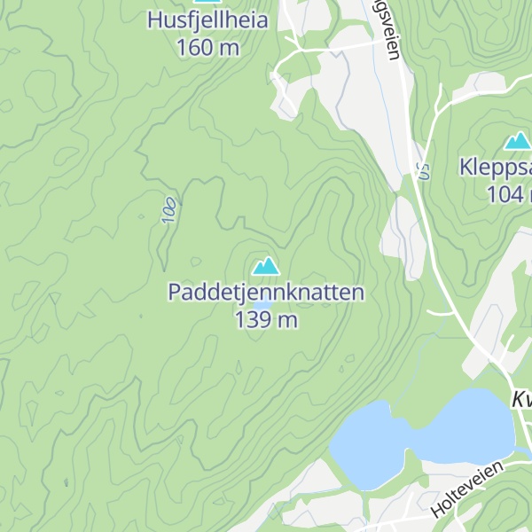Map of Paddetjennknatten