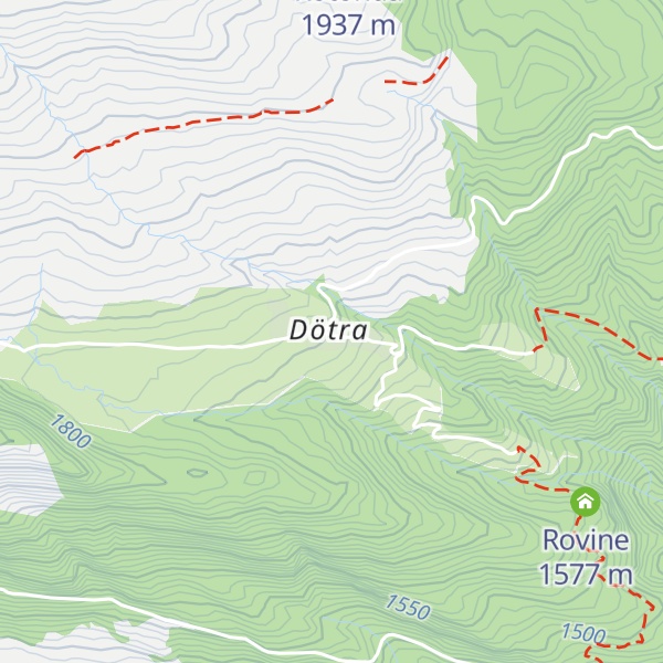 Map of Capanna Dötra