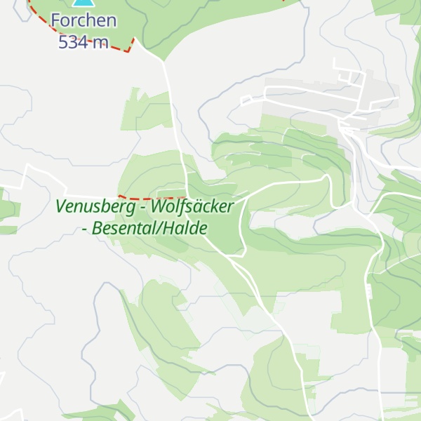 Map of Venusberg