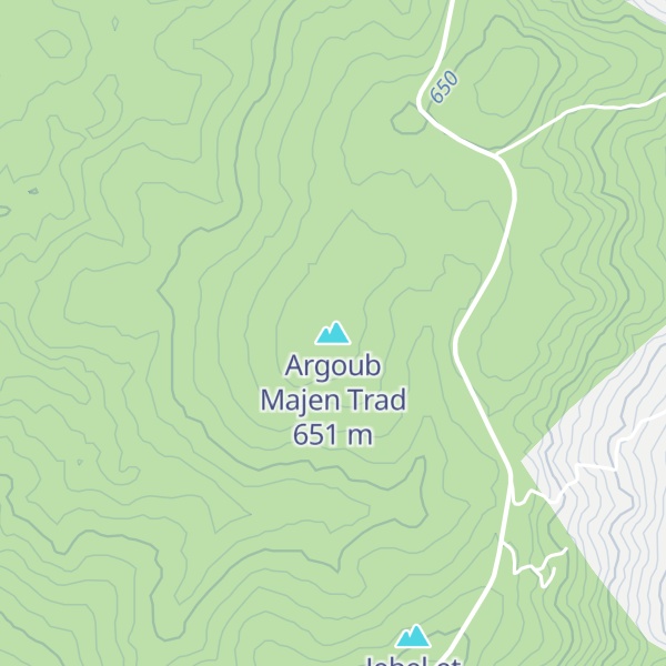 Map of Argoub Majen Trad