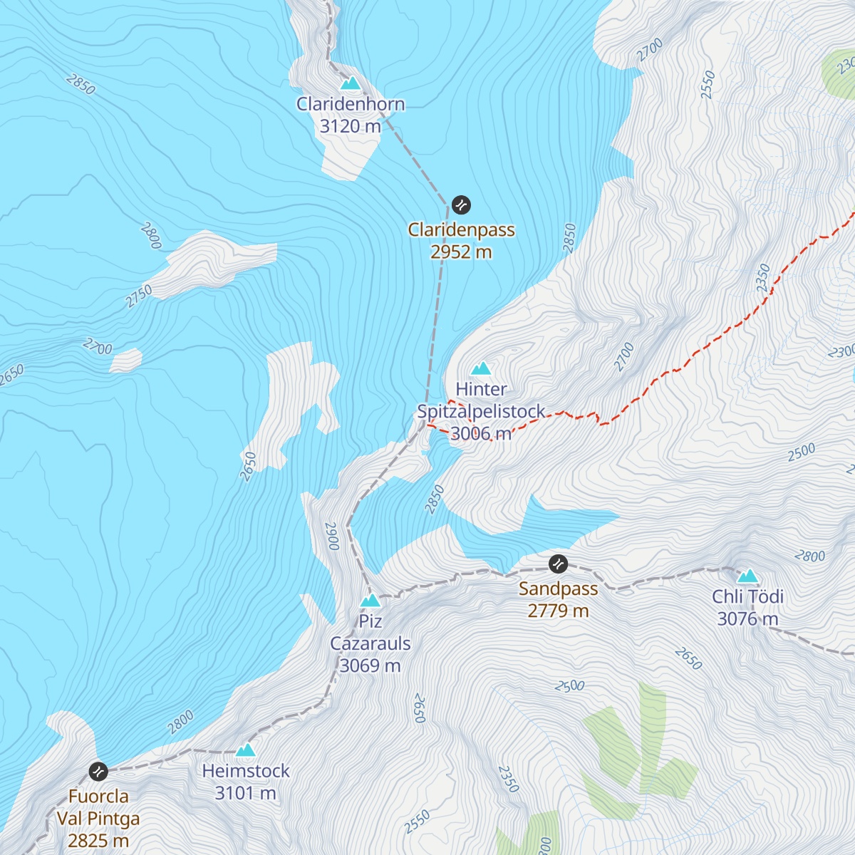 Planurahütte map