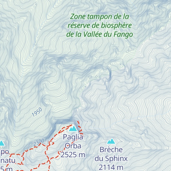 Map of Brèche des Géologues