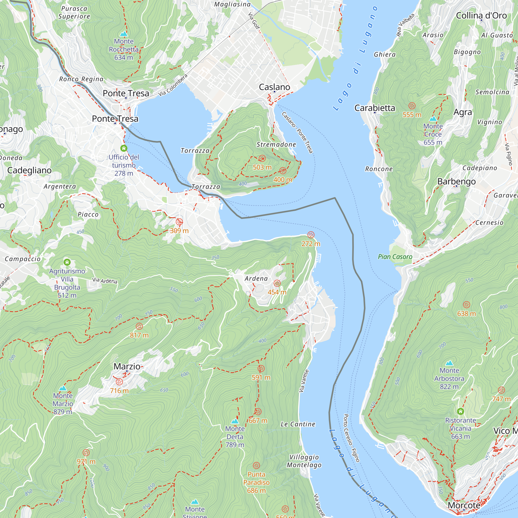 Residence Bellevue map