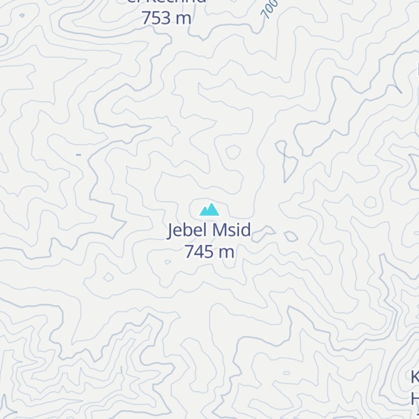 Map of Jebel Msid