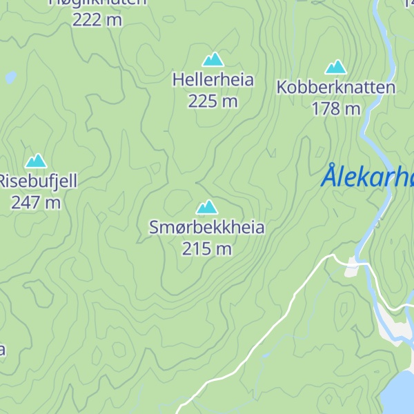 Map of Smørbekkheia