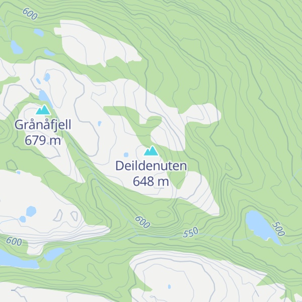Map of Deildenuten