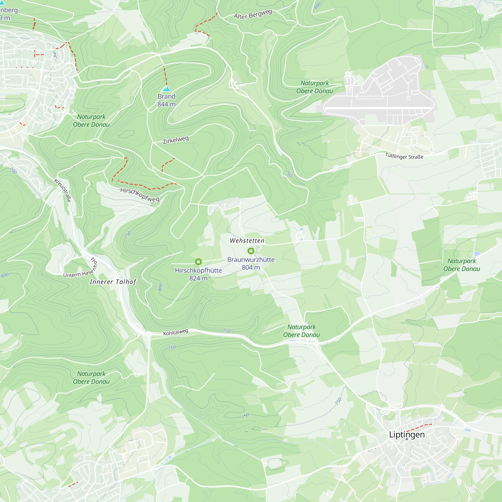 Braunwurzhütte map