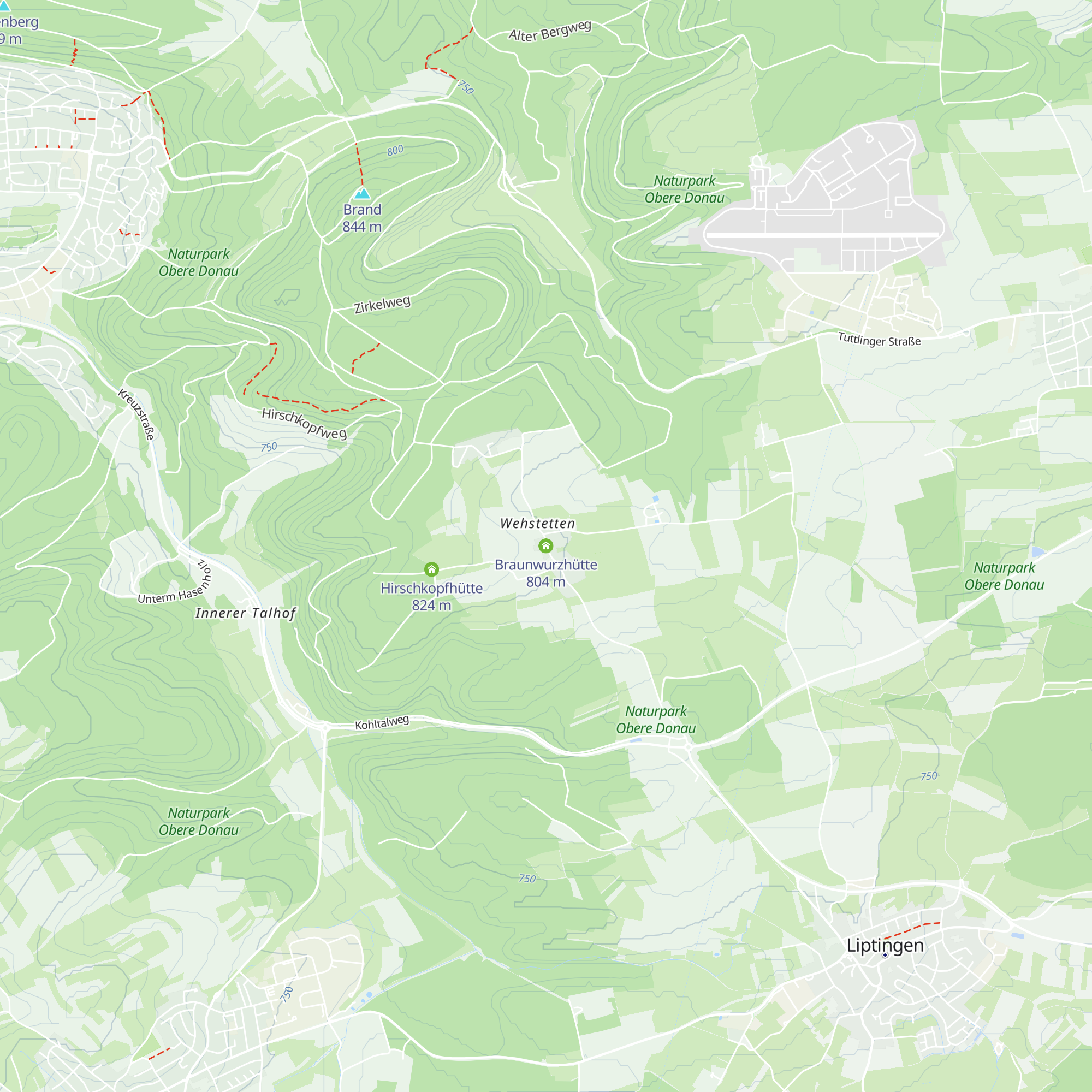 Braunwurzhütte map