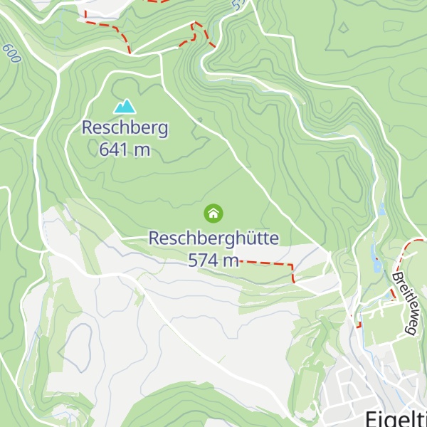 Map of Reschberghütte