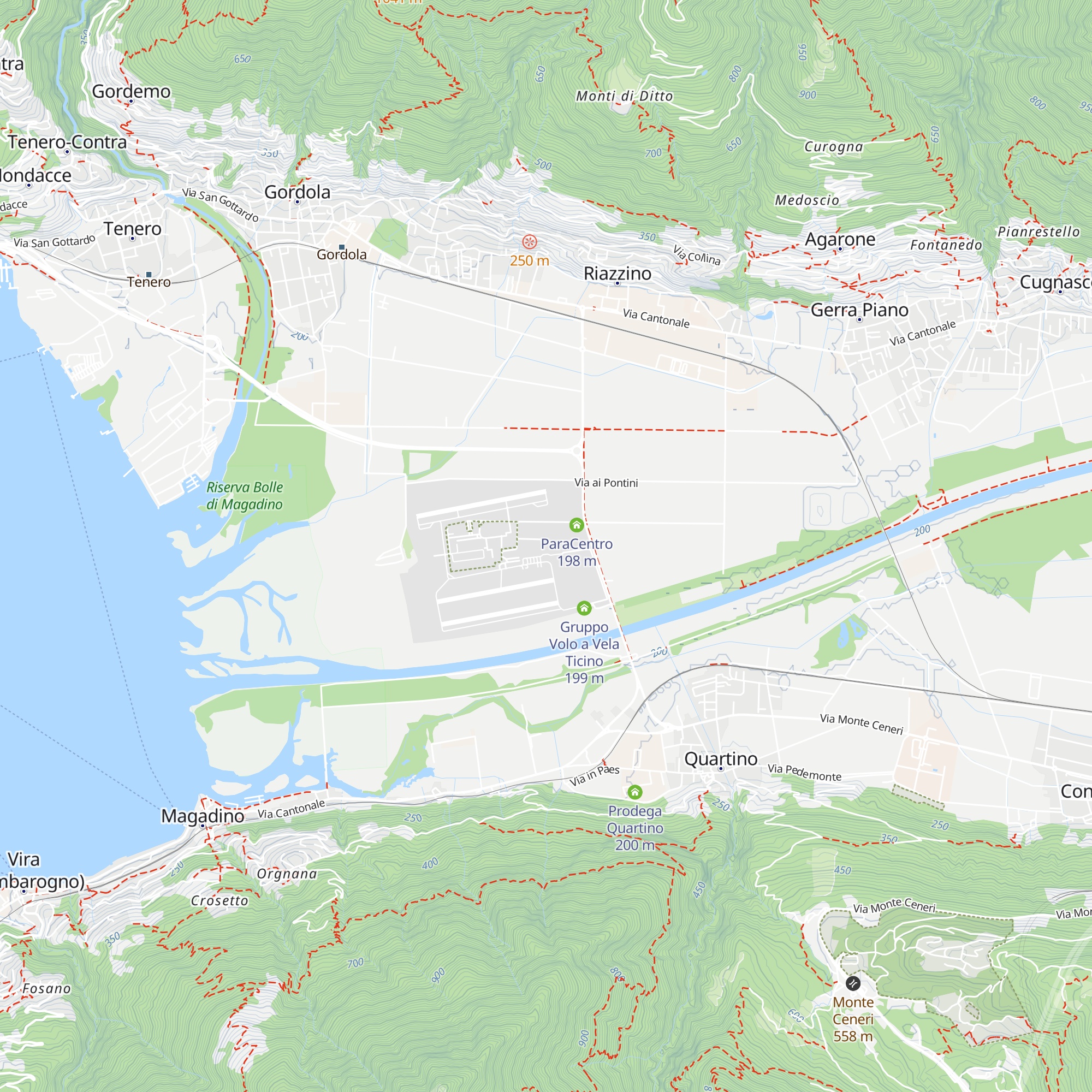 Eliticino map