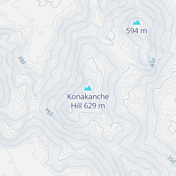 Map of Konakanche Hill