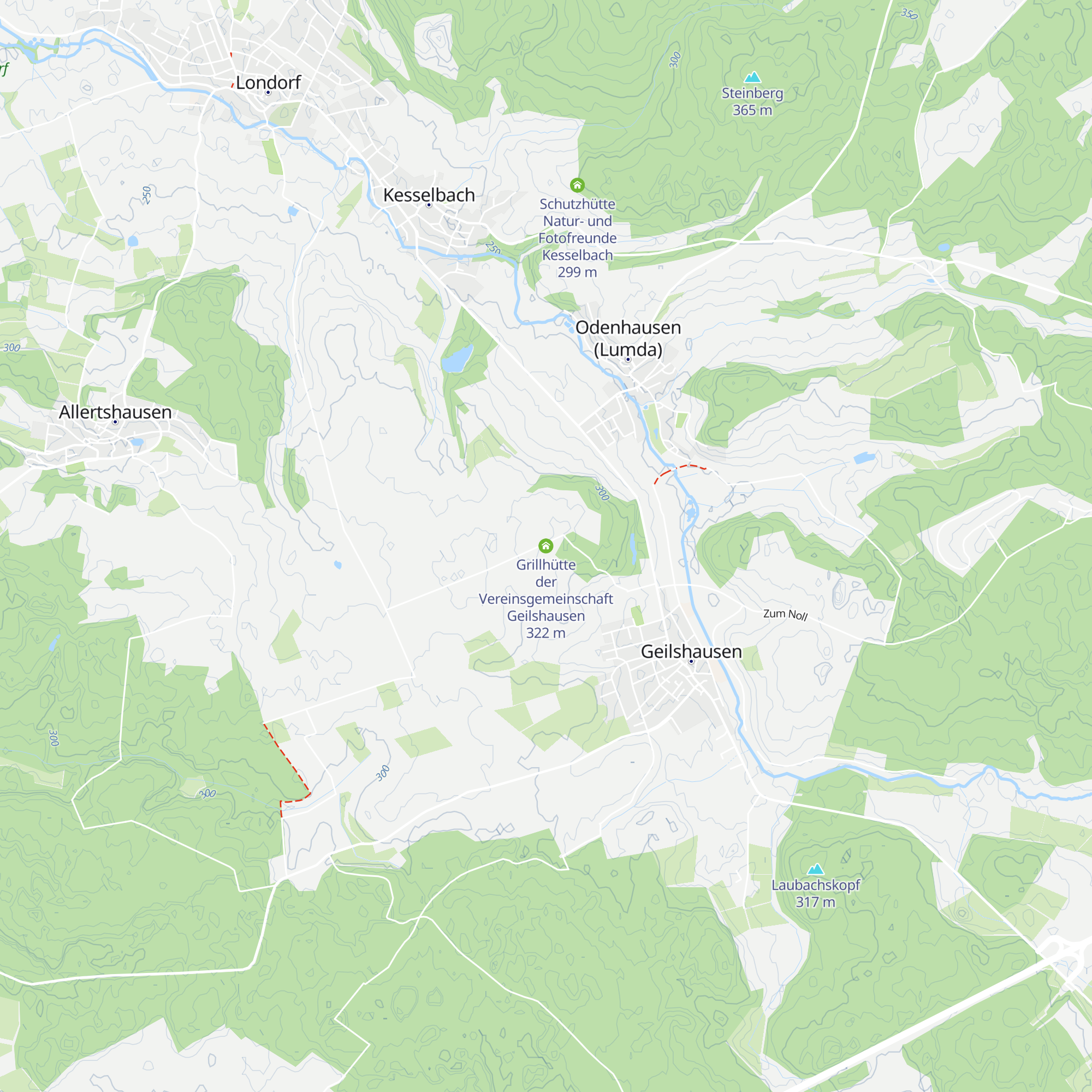 Grillhütte der Vereinsgemeinschaft Geilshausen map