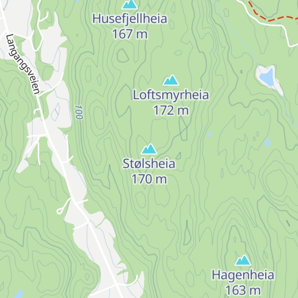 Map of Stølsheia