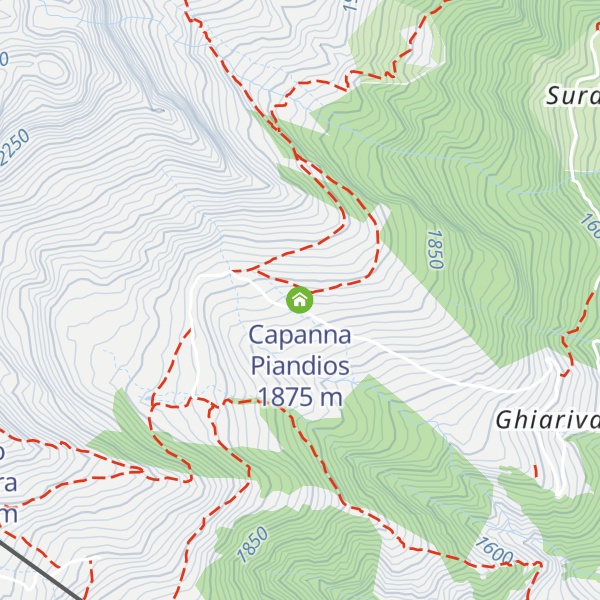 Map of Capanna Piandios
