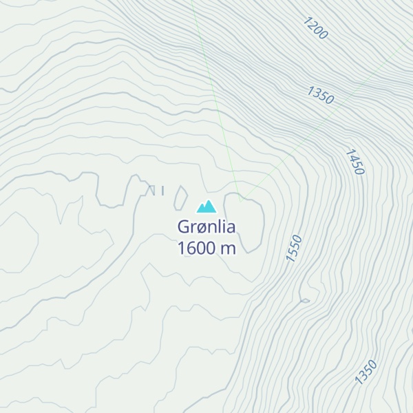 Map of Grønlia
