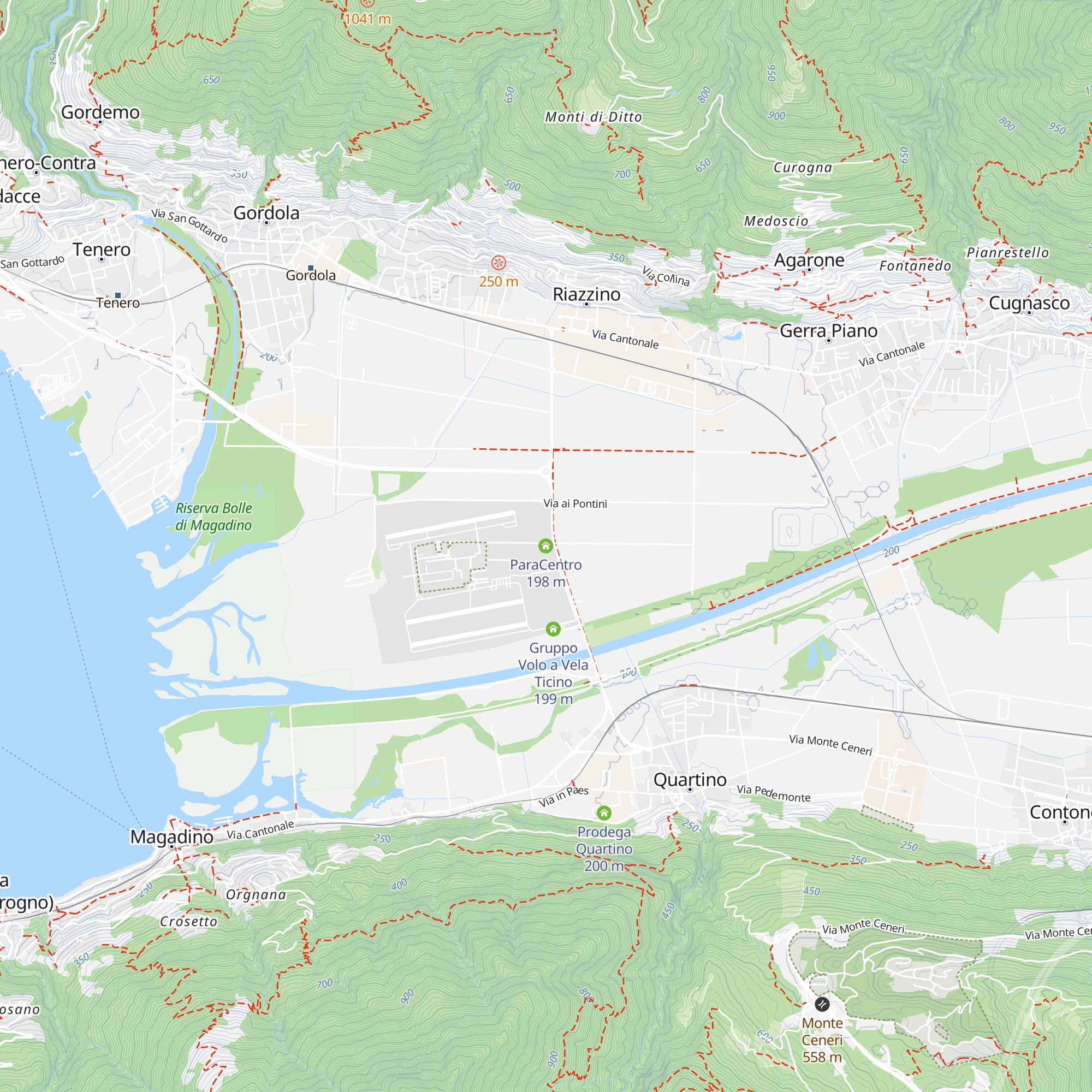 ParaCentro map