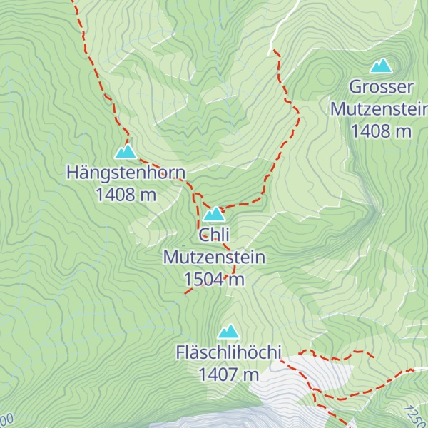 Map of Chli Mutzenstein