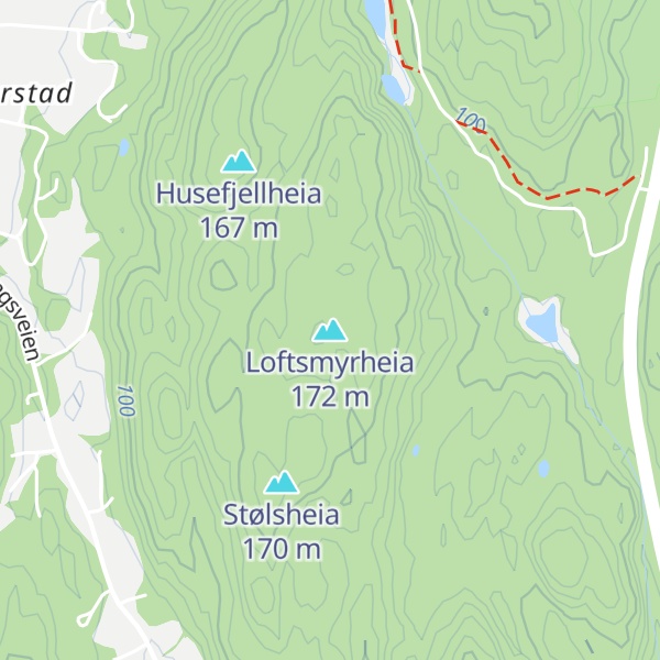 Map of Loftsmyrheia