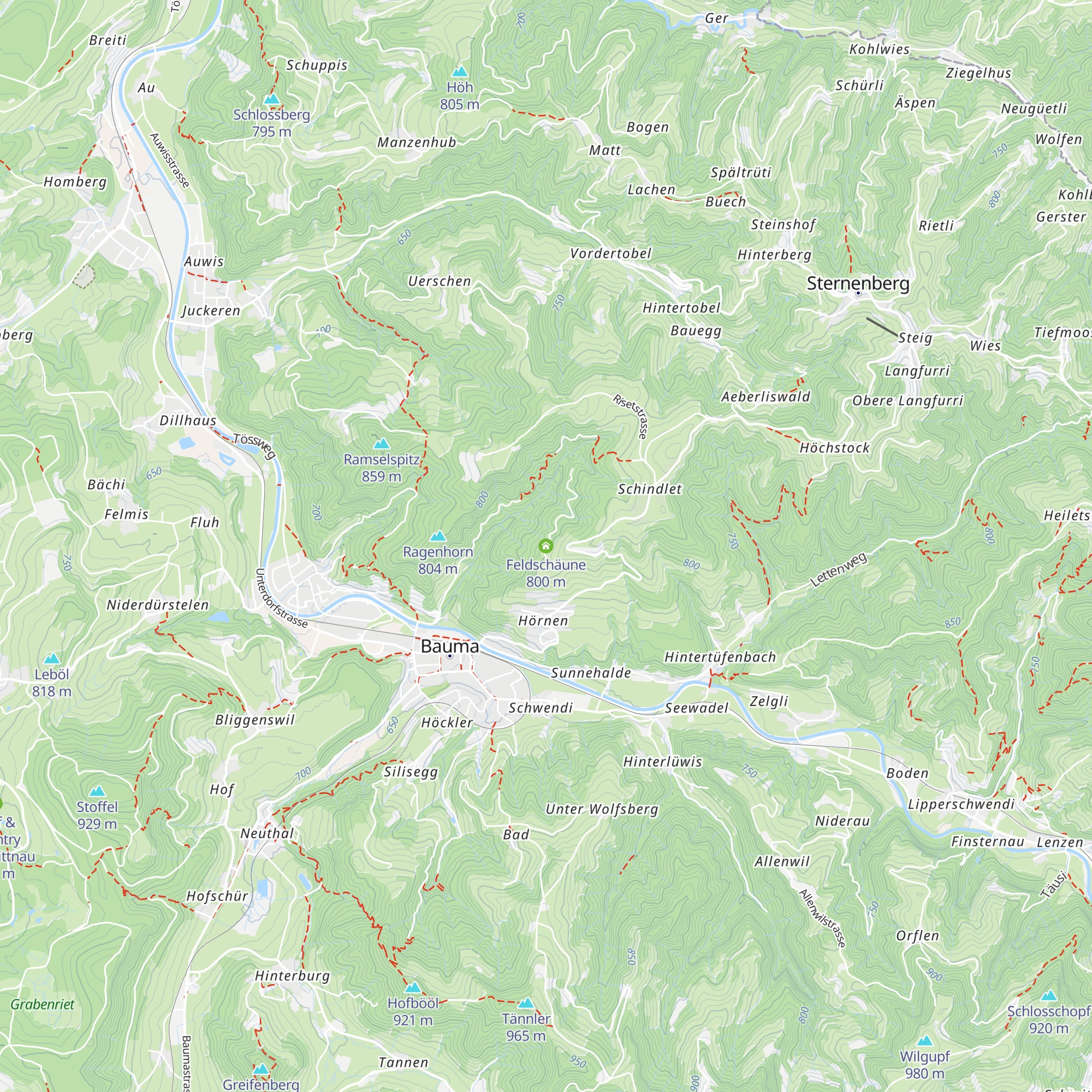 Feldschäune map