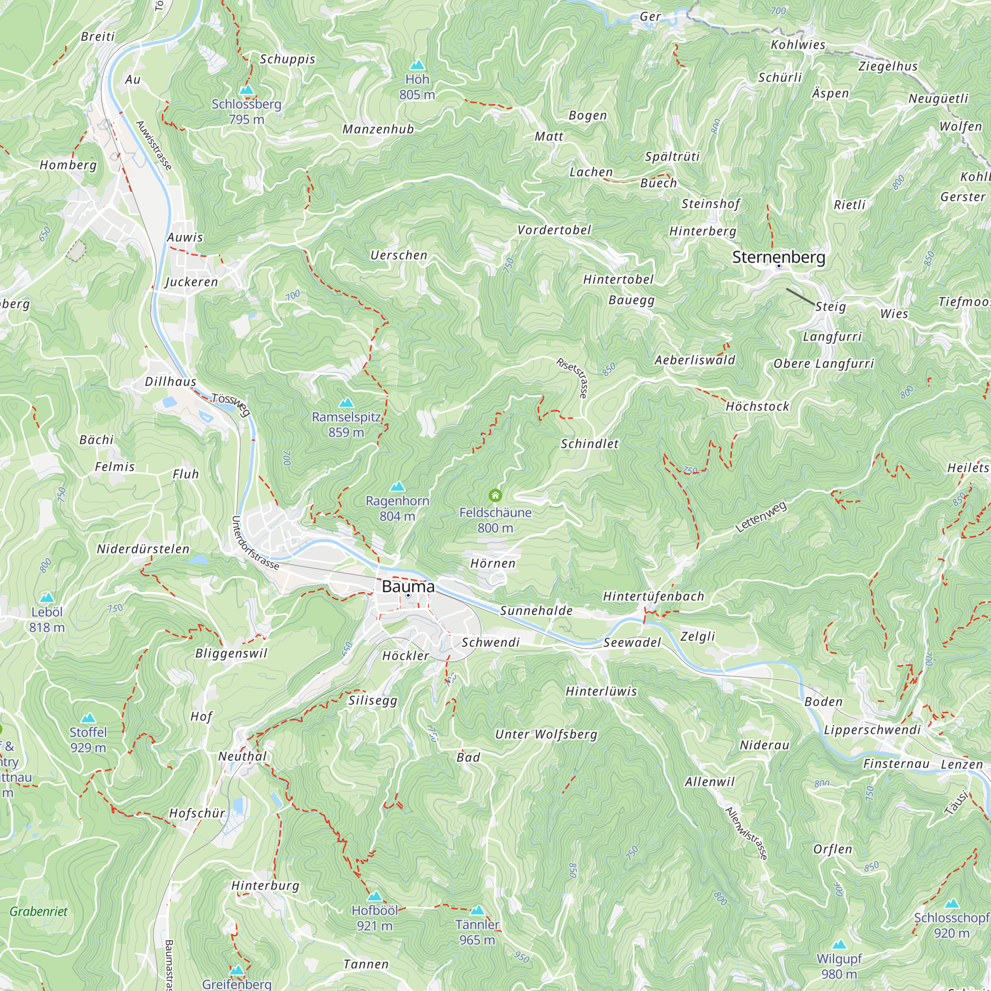 Feldschäune map