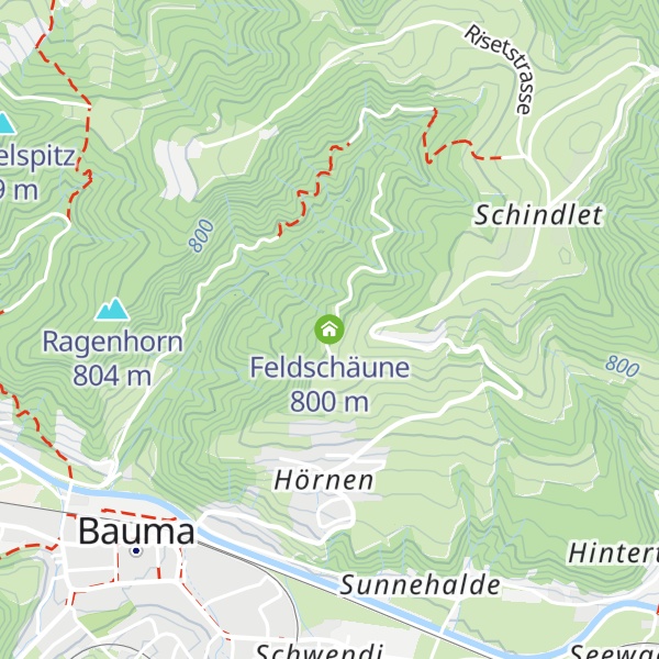 Map of Feldschäune