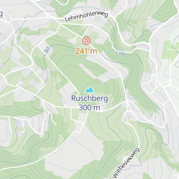 Map of Ruschberg