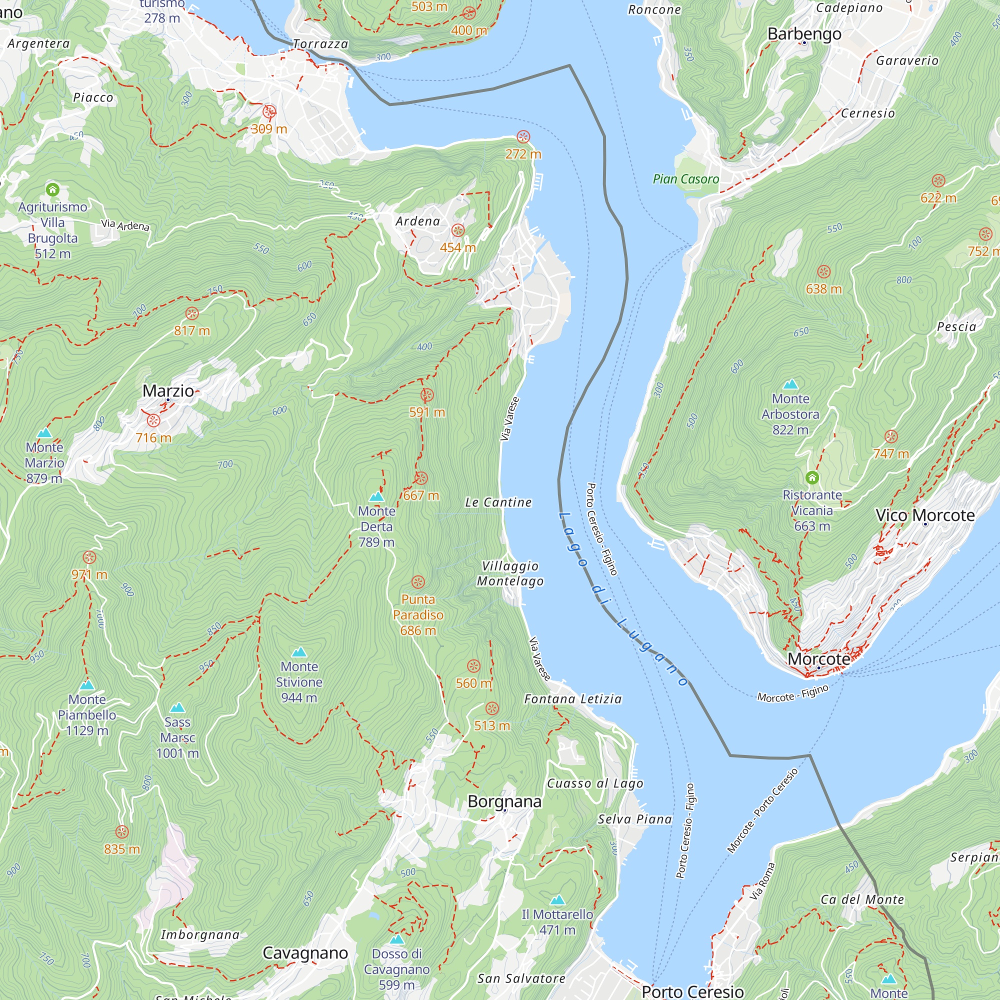 Le Tre Grotte map