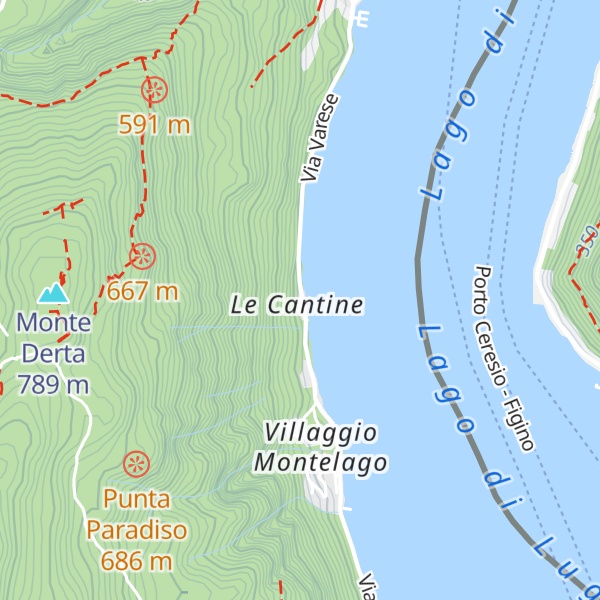 Map of Le Tre Grotte
