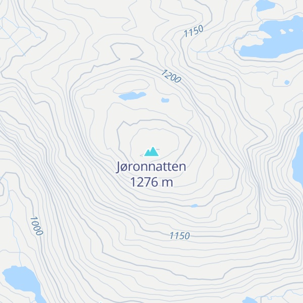 Map of Jøronnatten