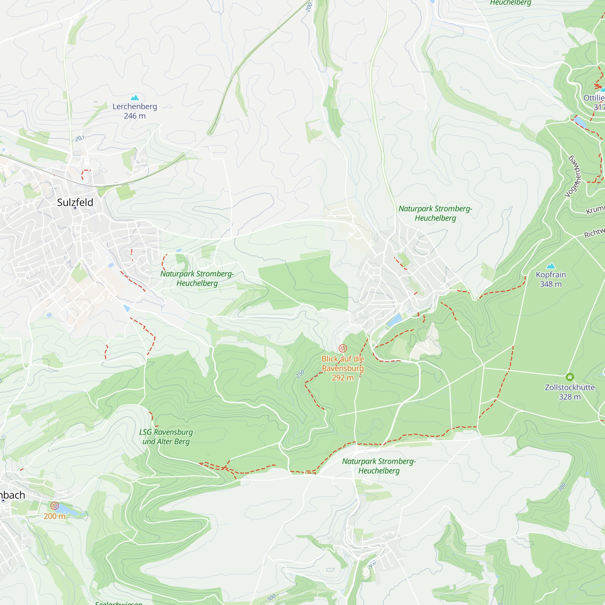 Efeldrichhütte map