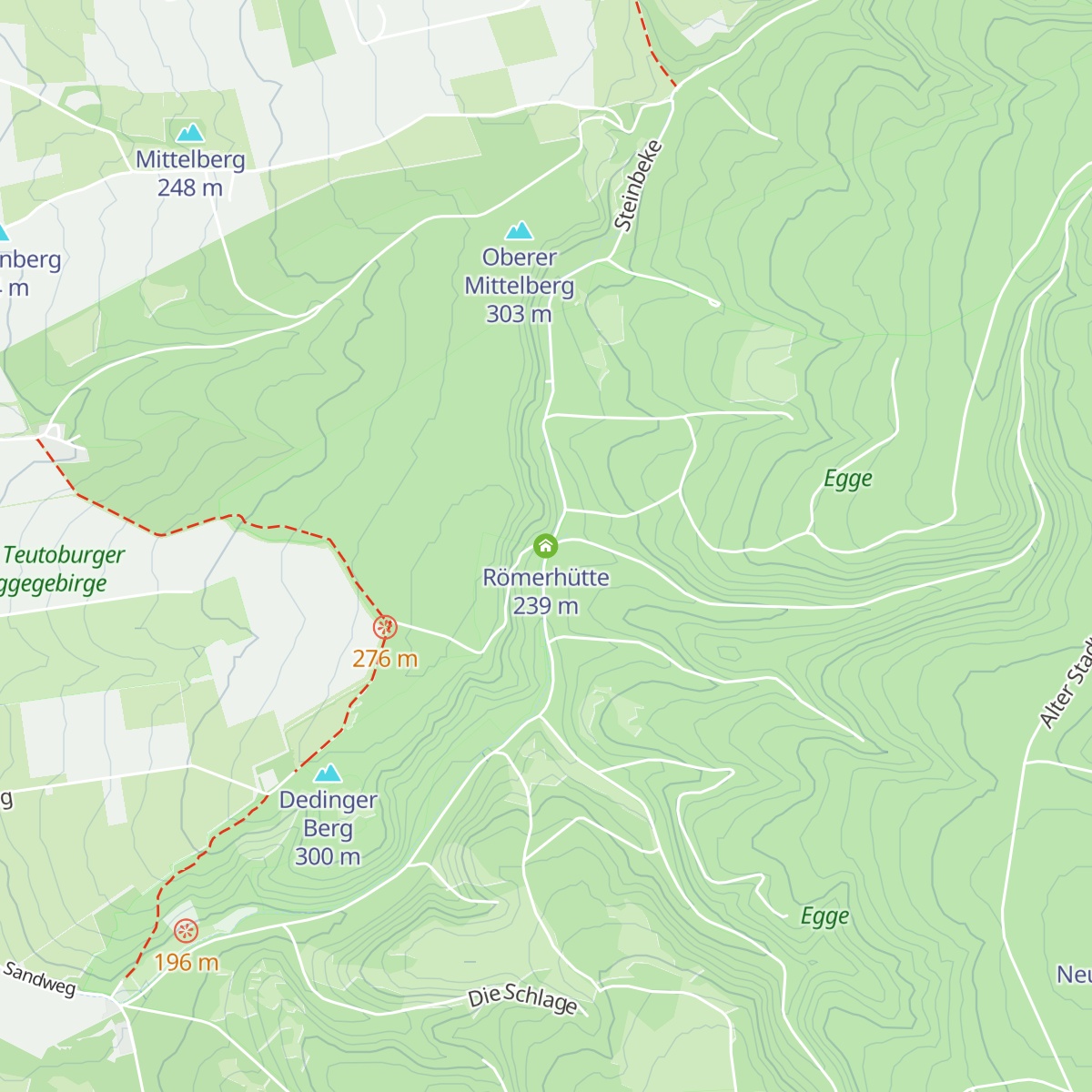 Römerhütte map